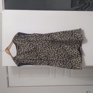 H&M Size 14 cheetah print dress